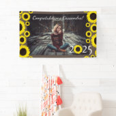 サンフラワーズカントリー卒業パーティーブラウン 横断幕 (インサイチュ)