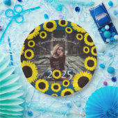 サンフラワーズカントリー卒業パーティーブルー ペーパープレート (パーティー)