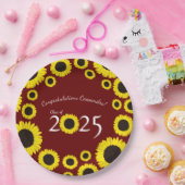 サンフラワーズカントリー卒業パーティーマルーン ペーパープレート (パーティー)