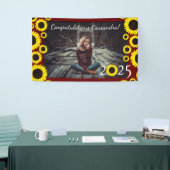 サンフラワーズカントリー卒業パーティーマルーン 横断幕 (トレードショー)