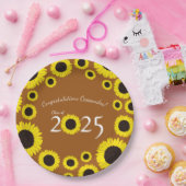 サンフラワーズカントリー卒業パーティーラストオレンジ ペーパープレート (パーティー)