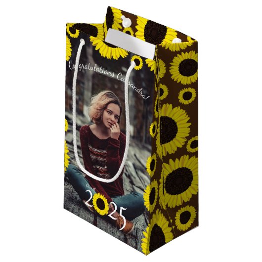 サンフラワーズカントリー卒業パーティー スモールペーパーバッグ (正面アングル)