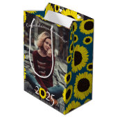 サンフラワーズカントリー卒業パーティー ミディアムペーパーバッグ (裏面アングル)