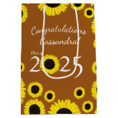 サンフラワーズカントリー卒業パーティー ミディアムペーパーバッグ (裏面)