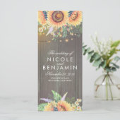 サンフラワーズカントリー素朴バーン結婚式 プログラム (スタンド正面)