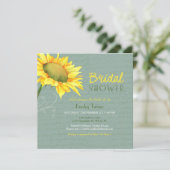 サンフラワーズグレージェイドブライダルシャワー 招待状 (スタンド正面)