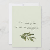 サンフラワーズタスカントミントブライダルシャワー招待 招待状 (裏面)