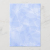 サンフラワーズダスティブルー縁どバラ結婚ズ詳細 エンクロージャーカード (裏面)