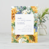サンフラワーズトスカーナボタニカルブライダルシャワー 招待状 (スタンド正面)