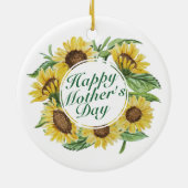 サンフラワーズハッピーマザーズデイフローラオーナメント セラミックオーナメント (裏面)