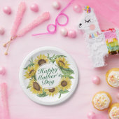 サンフラワーズハッピーマザーズデイフローラ紙プレート ペーパープレート (パーティー)