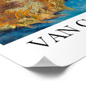 サンフラワーズバイビンセント・ヴァン・ゴッホ ポスター (角)