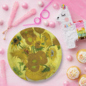 サンフラワーズバイヴィンセントヴァンゴッホ ペーパープレート (パーティー)