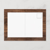 サンフラワーズバラバーンウッドカントリーサプライズパーティー インビテーションポストカード (裏面)