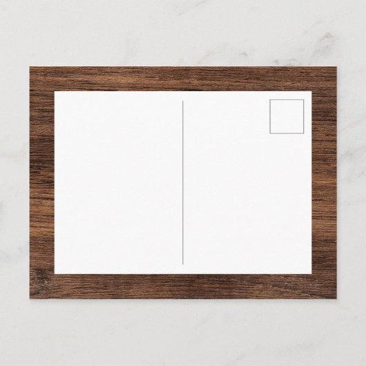 サンフラワーズバラバーンウッドカントリーサプライズパーティー インビテーションポストカード (裏面)