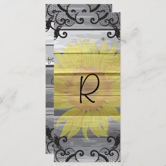 サンフラワーズバーンウッドコレクションプログラムラックカード プログラム (正面/裏面)