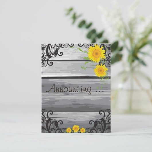 サンフラワーズバーンウッドコレクション婚約アヌン 案内状 (スタンド正面)