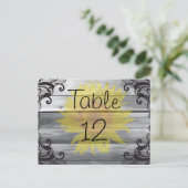 サンフラワーズバーンウッド&ブラックレース ポストカード (スタンド正面)