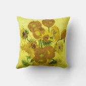 サンフラワーズビンセント・ヴァンゴッホ クッション (裏面)