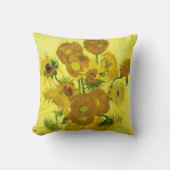 サンフラワーズビンセント・ヴァンゴッホ クッション (正面)