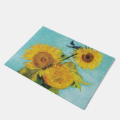 サンフラワーズビンセント・ヴァンゴッホ ドアマット (アングル)