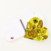 サンフラワーズビンセント・ヴァンゴッホ ノートブック (内部)