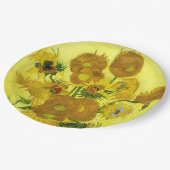 サンフラワーズビンセント・ヴァンゴッホ ペーパープレート (アングル)