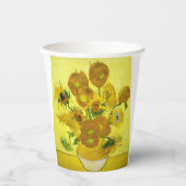 サンフラワーズビンセント・ヴァンゴッホ 紙コップ (正面)