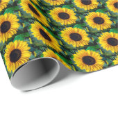 サンフラワーズビーラッピング紙 ラッピングペーパー (ロールコーナー)