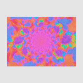 サンフラワーズピンクオレンジ抽象芸術フローラアート 薄葉紙