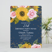 サンフラワーズピンクローズ金ゴールドグリッター21歳I 招待状 (スタンド正面)