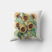 サンフラワーズフォーピース装飾用クッション クッション (裏面)