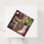 サンフラワーズブルーバラズバーンウッドブーツサンキュー フェイバータグ (インサイチュ)