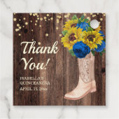 サンフラワーズブルーバラズバーンウッドブーツサンキュー フェイバータグ (裏面)