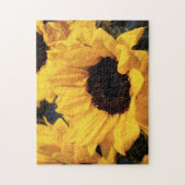 サンフラワーズボタニカル美しい ジグソーパズル (縦)