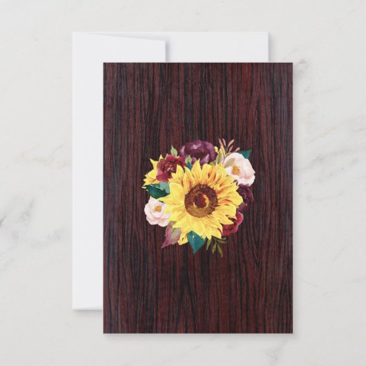 サンフラワーズメイソンジャールウッドラ結婚イツ セーブザデート (裏面)