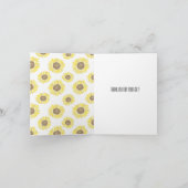 サンフラワーズメイソンジャー水彩ありがとう サンキューカード (内部)