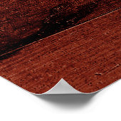 サンフラワーズユーカリプトゥスブラウンウッドバーメニュー ポスター (角)