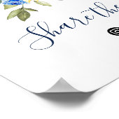 サンフラワーズユーカリ共有ザ結婚ラブズサイン ポスター (角)