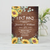 サンフラワーズユーカリ素朴婚約パーティ 招待状 (スタンド正面)