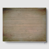 サンフラワーズランタン素朴カントリー秋の結婚式 ゲストブック (裏面)