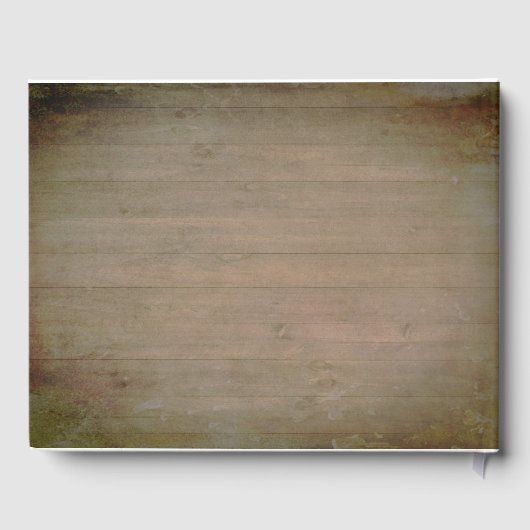 サンフラワーズランタン素朴カントリー秋の結婚式 ゲストブック (裏面)