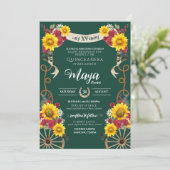 サンフラワーズレッドローズエメラルドチャロキンセアニェラ 招待状 (スタンド正面)