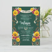 サンフラワーズレッドローズエメラルドチャロキンセアニェラ 招待状 (スタンド正面)