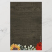 サンフラワーズレッドロ素朴ーズグレーバジェット結婚ズ (裏面)