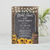 サンフラワーズワ素朴インバレルバーンブライダルシャワー 招待状 (スタンド正面)