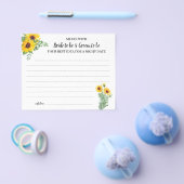 サンフラワーズ共有aデートナイトブライダルシャワーカード チラシ (シングル)