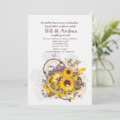 サンフラワーズ招待状 招待状 (スタンド正面)