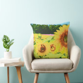 サンフラワーズ装飾用クッション クッション (椅子)