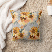 サンフラワーズ装飾用クッション クッション (ブランケット)